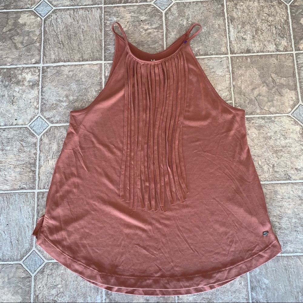 American Eagle Soft & Sexy Tank Top Tassels // Work Casual Summer Vacation